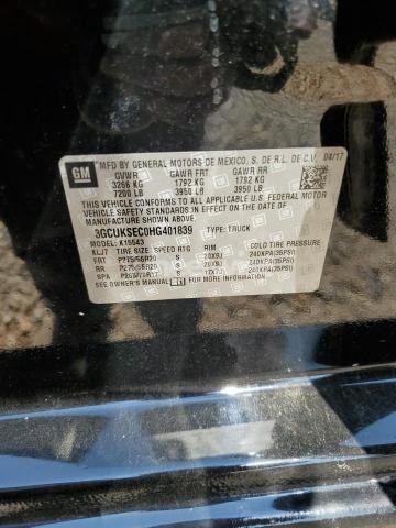 Photo 3 of 2017 CHEVROLET SILVERADO K1500 LTZ N/A (VIN 3GCUKSEC0HG401839)