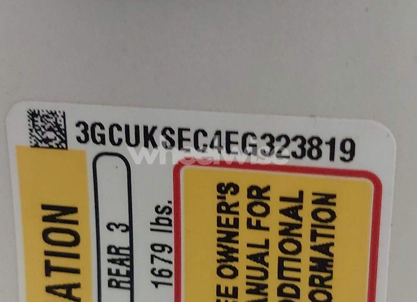 Photo 9 of 2014 Chevrolet Silverado 1500 1LZ (VIN 3GCUKSEC4EG323819)