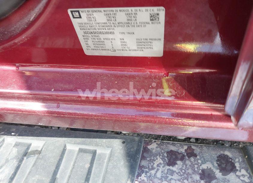 Photo 9 of 2014 Chevrolet Silverado 1500 1LZ (VIN 3GCUKSEC6EG388459)