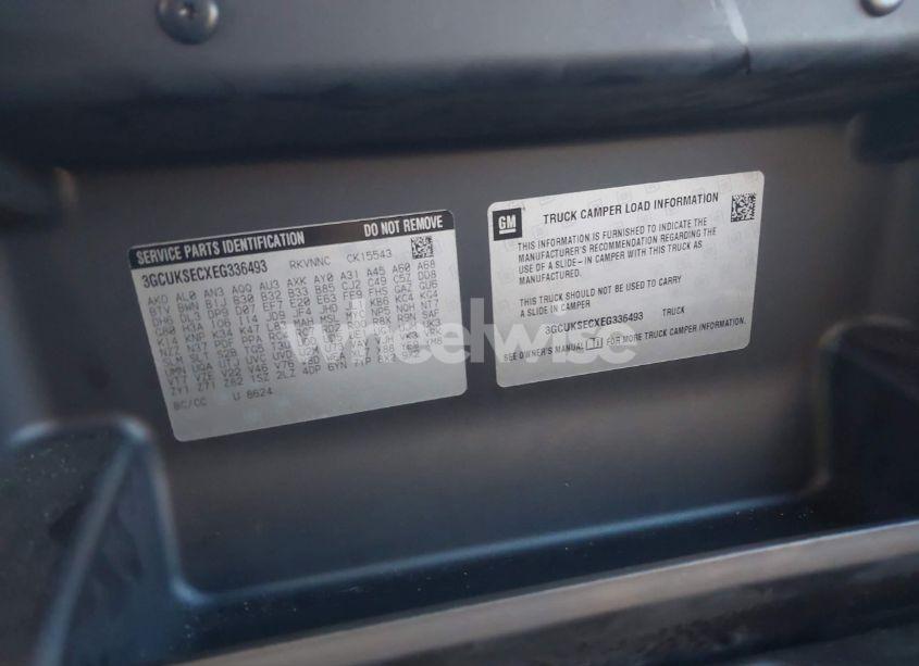 Photo 9 of 2014 Chevrolet Silverado 1500 2LZ (VIN 3GCUKSECXEG336493)