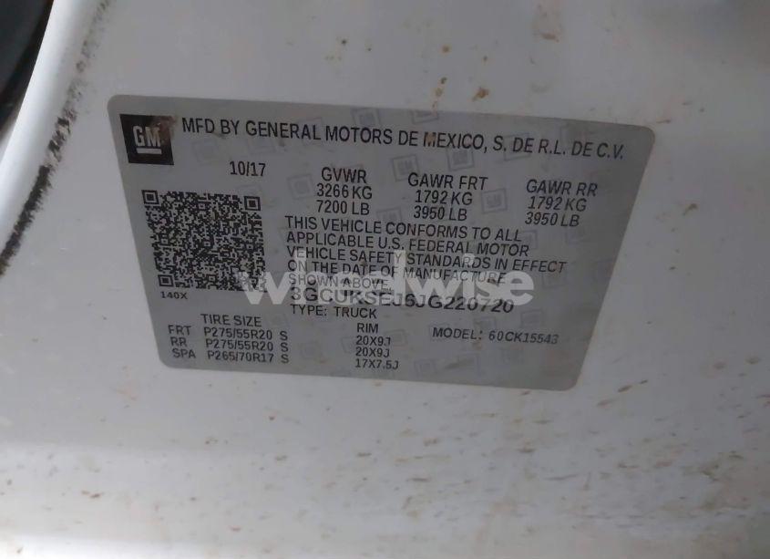 Photo 9 of 2018 Chevrolet Silverado 1500 1LZ (VIN 3GCUKSEJ6JG220720)