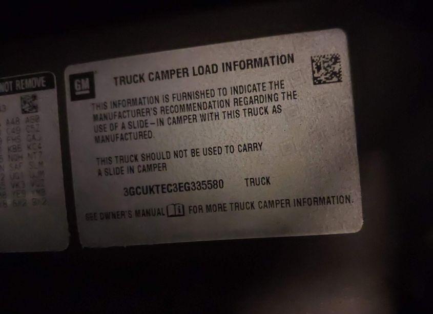 Photo 9 of 2014 Chevrolet Silverado 1500 HIGH COUNTRY (VIN 3GCUKTEC3EG335580)