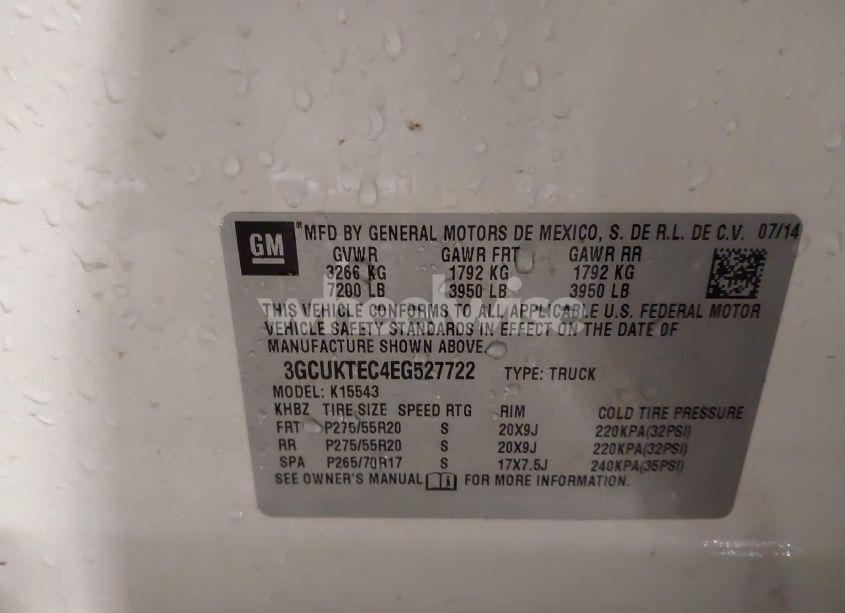 Photo 9 of 2014 Chevrolet Silverado 1500 (VIN 3GCUKTEC4EG527722)