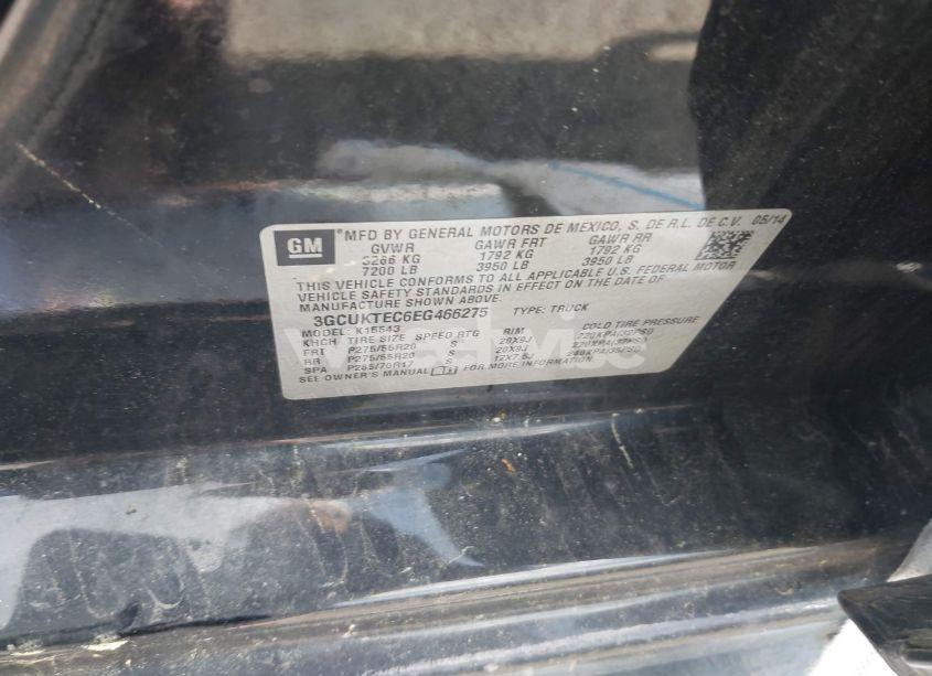 Photo 9 of 2014 Chevrolet Silverado 1500 HIGH COUNTRY (VIN 3GCUKTEC6EG466275)