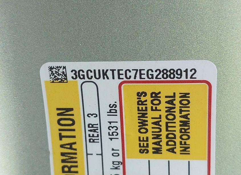 Photo 9 of 2014 Chevrolet Silverado 1500 HIGH COUNTRY (VIN 3GCUKTEC7EG288912)