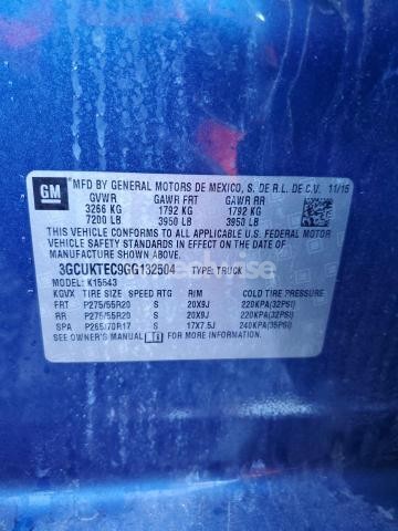 Photo 5 of 2016 CHEVROLET SILVERADO K1500 HIGH COUNTRY (VIN 3GCUKTEC9GG132504)