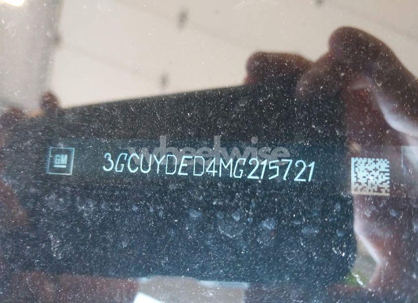 Photo 9 of 2021 Chevrolet Silverado 1500 4WD SHORT BED LT (VIN 3GCUYDED4MG215721)