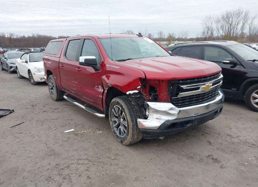 2022 Chevrolet Silverado 1500 LTD 4WD SHORT BED LT (VIN 3GCUYDED9NG125756) main photo