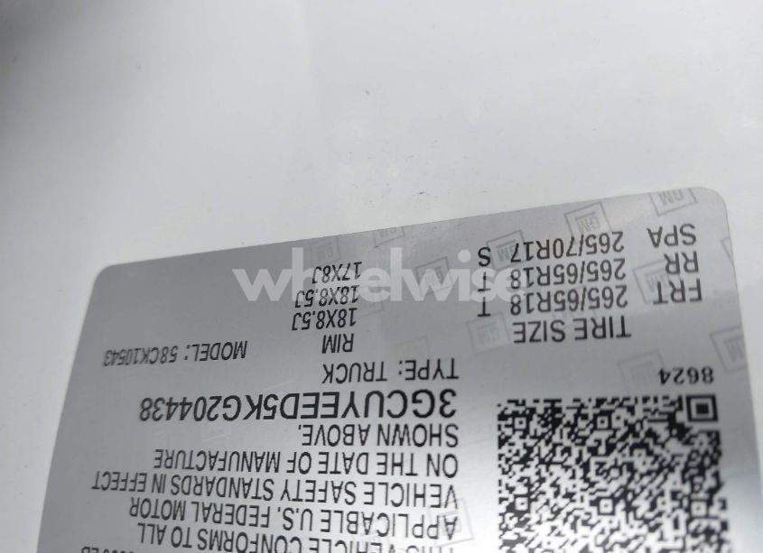 Photo 9 of 2019 Chevrolet Silverado 1500 RST (VIN 3GCUYEED5KG204438)