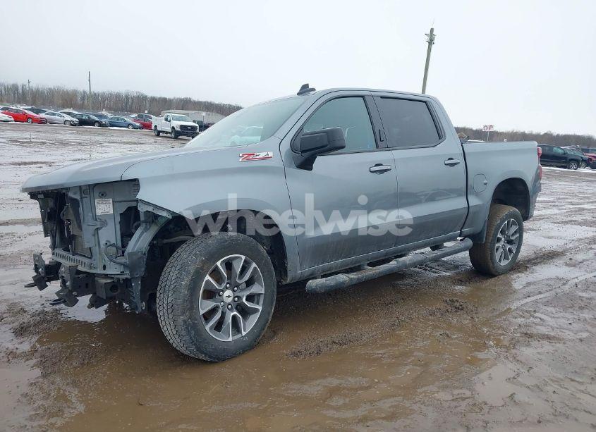 Photo 2 of 2021 Chevrolet Silverado 1500 4WD SHORT BED RST (VIN 3GCUYEED6MG145290)