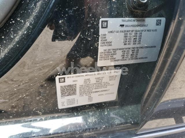 Photo 4 of 2021 CHEVROLET SILVERADO K1500 RST (VIN 3GCUYEED8MG309817)