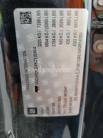 Photo 3 of 2019 CHEVROLET SILVERADO K1500 LT (VIN 3GCUYHEL1LG137606)