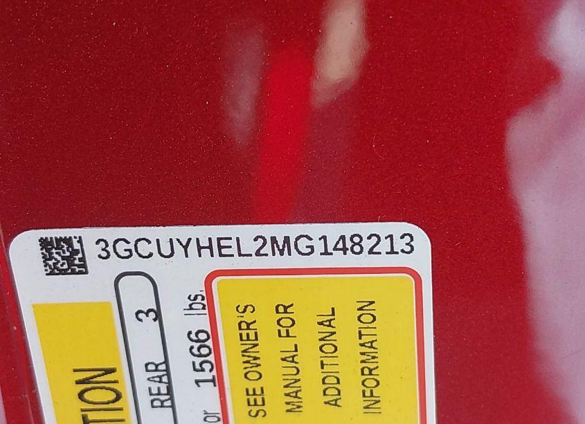 Photo 9 of 2021 Chevrolet Silverado 1500 4WD SHORT BED HIGH COUNTRY (VIN 3GCUYHEL2MG148213)