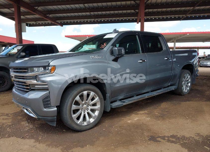 Photo 2 of 2021 Chevrolet Silverado 1500 4WD SHORT BED HIGH COUNTRY (VIN 3GCUYHEL4MG297738)