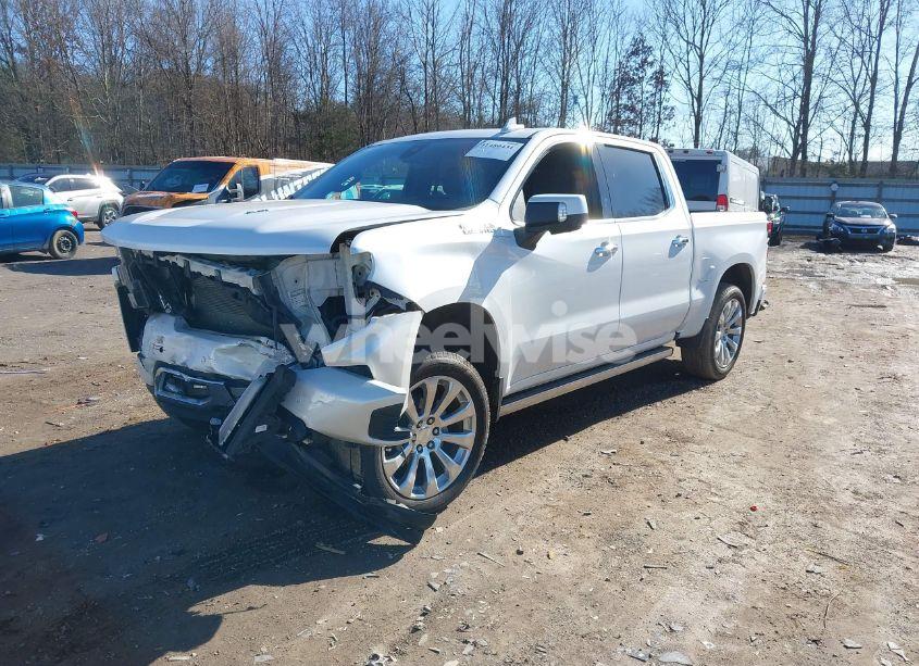 Photo 2 of 2021 Chevrolet Silverado 1500 4WD SHORT BED HIGH COUNTRY (VIN 3GCUYHEL6MG175043)