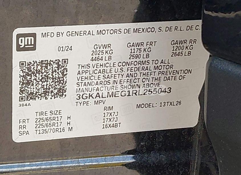 Photo 9 of 2024 Gmc Terrain FWD SLE (VIN 3GKALMEG1RL255043)