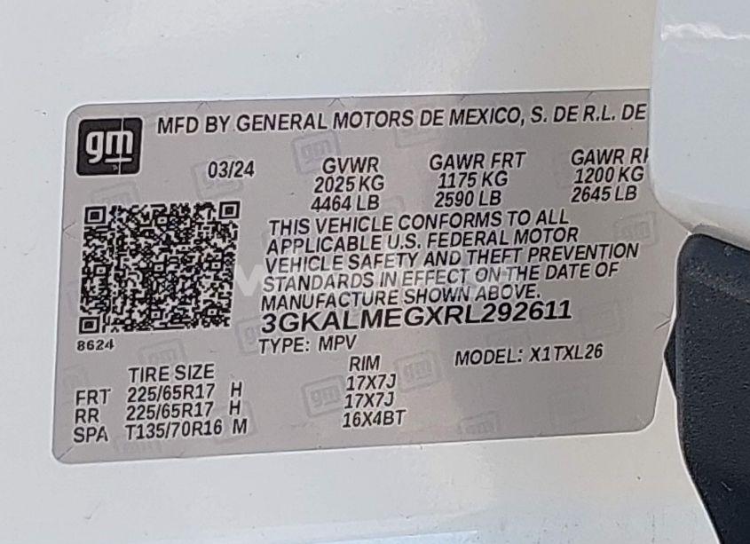 Photo 9 of 2024 Gmc Terrain FWD SLE (VIN 3GKALMEGXRL292611)