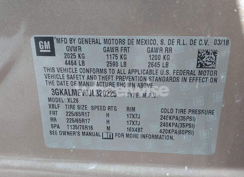 Photo 9 of 2018 Gmc Terrain SLE (VIN 3GKALMEV0JL320225)