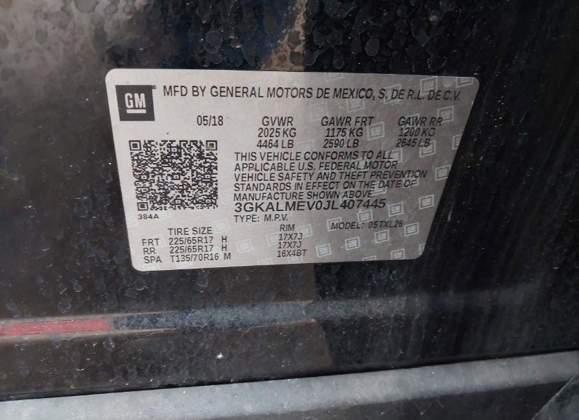 Photo 9 of 2018 Gmc Terrain SLE (VIN 3GKALMEV0JL407445)