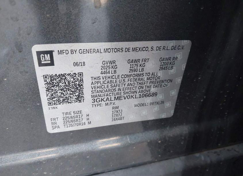 Photo 9 of 2019 Gmc Terrain SLE (VIN 3GKALMEV0KL106689)