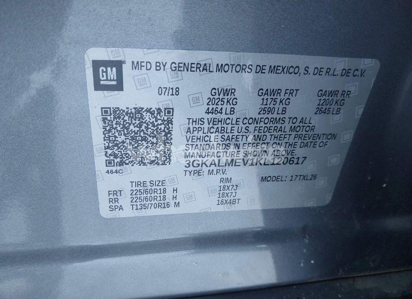 Photo 9 of 2019 Gmc Terrain SLE (VIN 3GKALMEV1KL120617)