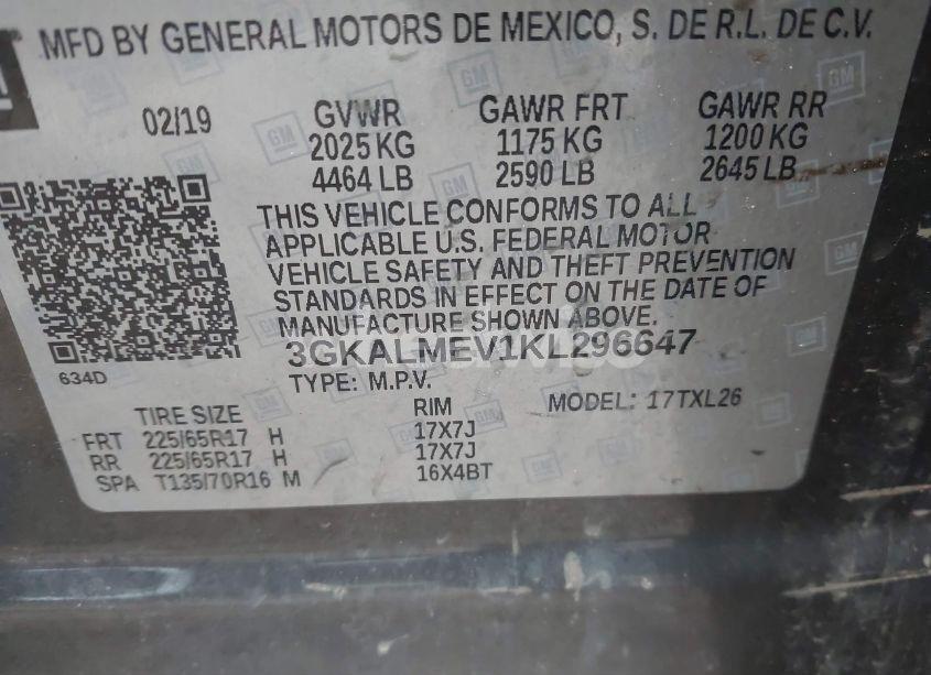 Photo 9 of 2019 Gmc Terrain SLE (VIN 3GKALMEV1KL296647)