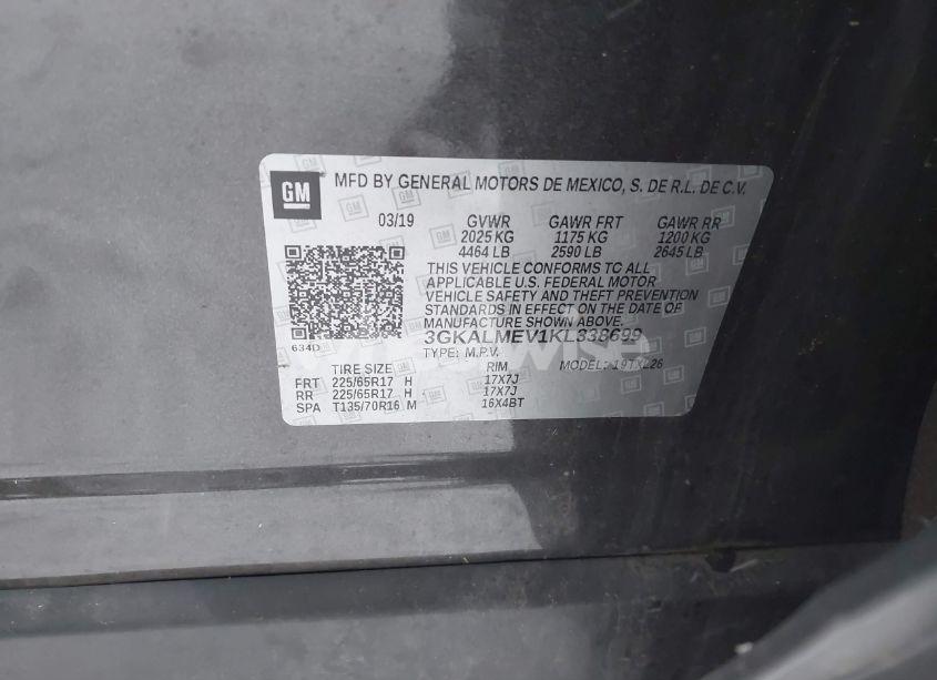 Photo 9 of 2019 Gmc Terrain SLE (VIN 3GKALMEV1KL338699)