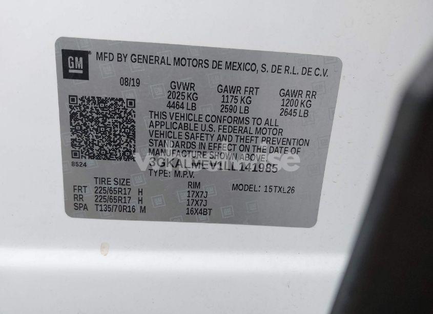 Photo 9 of 2020 Gmc Terrain FWD SLE (VIN 3GKALMEV1LL141985)