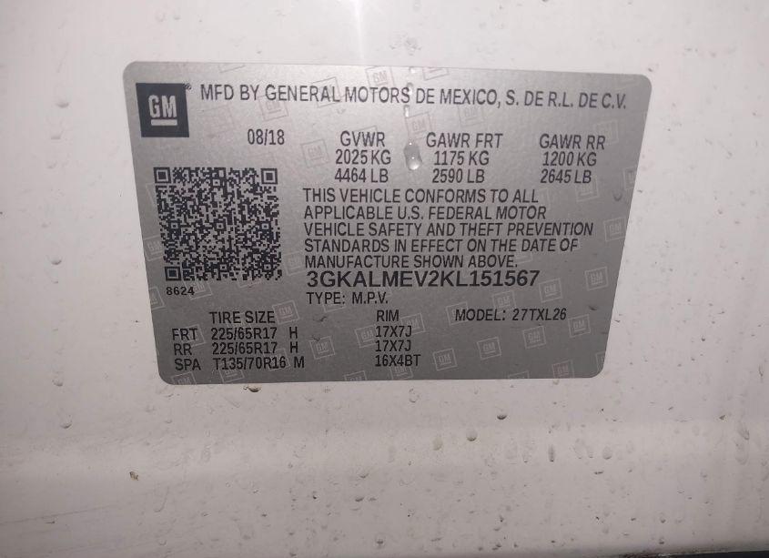 Photo 9 of 2019 Gmc Terrain SLE (VIN 3GKALMEV2KL151567)