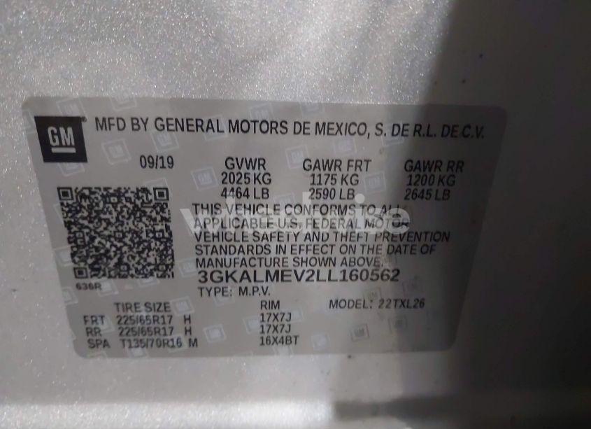 Photo 17 of 2020 Gmc Terrain FWD SLE (VIN 3GKALMEV2LL160562)