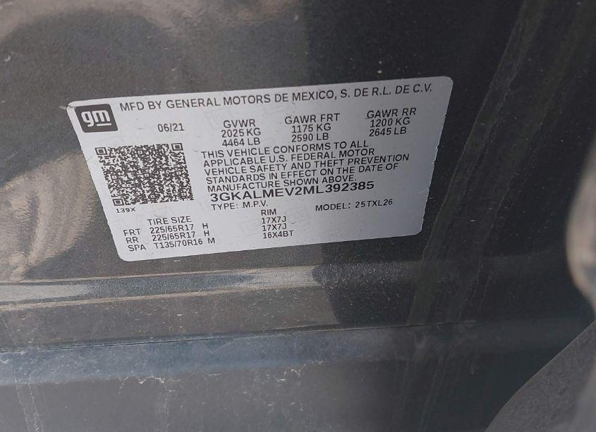 Photo 9 of 2021 Gmc Terrain FWD SLE (VIN 3GKALMEV2ML392385)