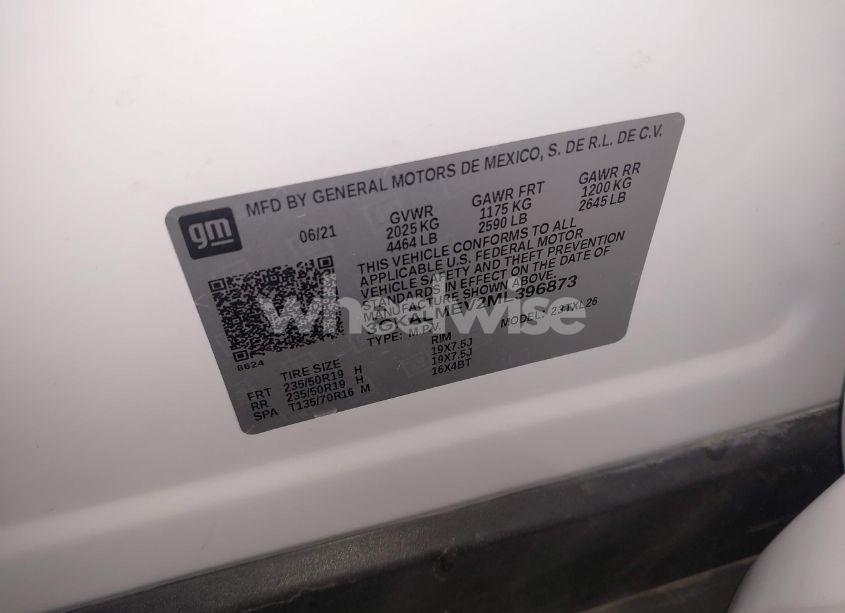 Photo 9 of 2021 Gmc Terrain FWD SLE (VIN 3GKALMEV2ML396873)