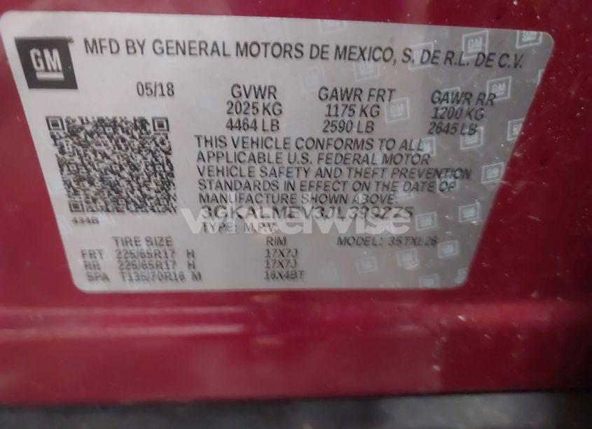 Photo 9 of 2018 Gmc Terrain SLE (VIN 3GKALMEV3JL399275)
