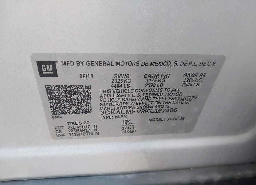 Photo 9 of 2019 Gmc Terrain SLE (VIN 3GKALMEV3KL167406)