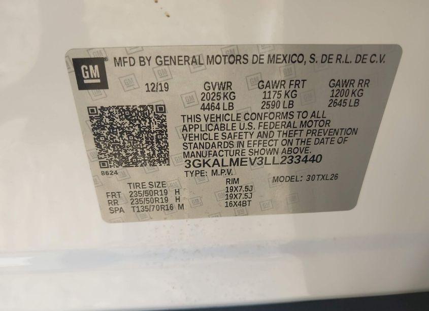 Photo 9 of 2020 Gmc Terrain FWD SLE (VIN 3GKALMEV3LL233440)