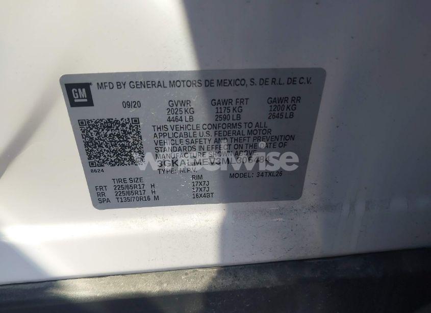 Photo 9 of 2021 Gmc Terrain FWD SLE (VIN 3GKALMEV3ML306484)
