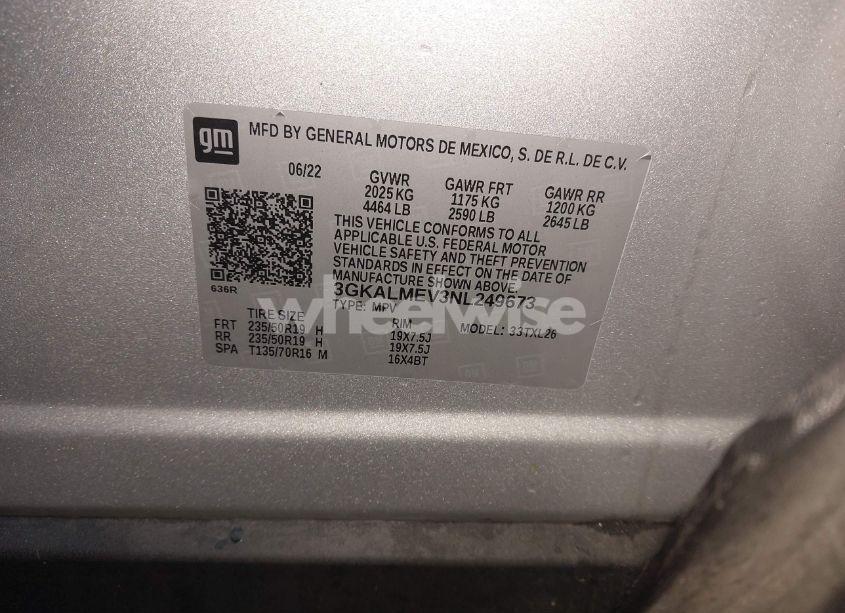 Photo 9 of 2022 Gmc Terrain FWD SLE (VIN 3GKALMEV3NL249673)