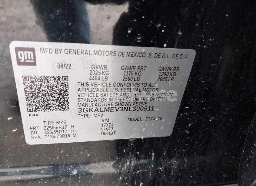 Photo 9 of 2022 Gmc Terrain FWD SLE (VIN 3GKALMEV3NL300511)