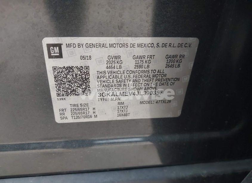 Photo 9 of 2018 Gmc Terrain SLE (VIN 3GKALMEV4JL390357)