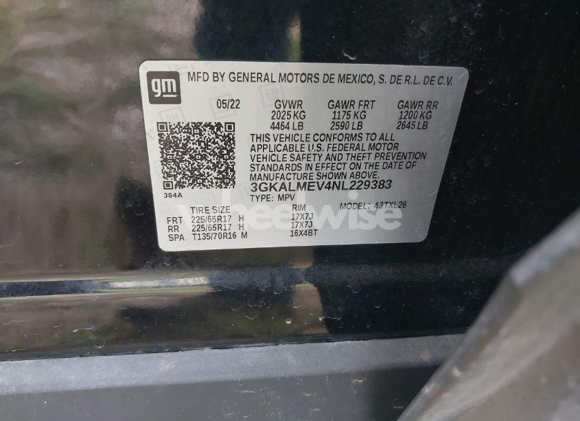 Photo 9 of 2022 Gmc Terrain FWD SLE (VIN 3GKALMEV4NL229383)