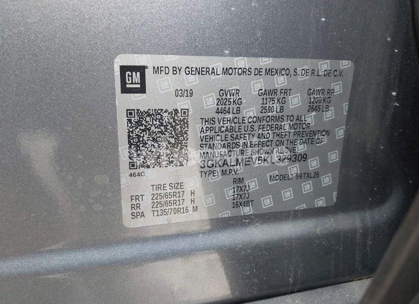 Photo 9 of 2019 Gmc Terrain SLE (VIN 3GKALMEV5KL329309)