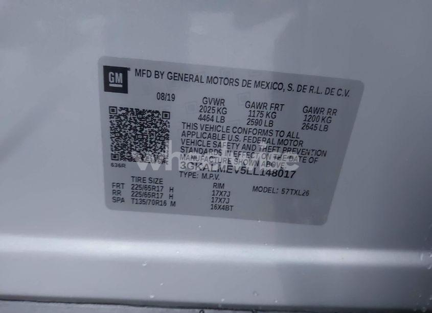 Photo 9 of 2020 Gmc Terrain FWD SLE (VIN 3GKALMEV5LL148017)