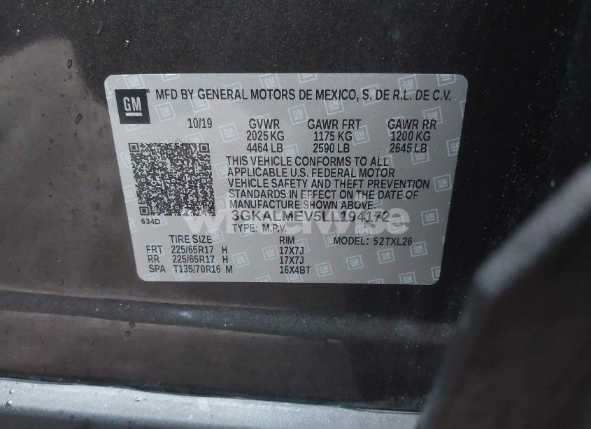 Photo 9 of 2020 Gmc Terrain FWD SLE (VIN 3GKALMEV5LL194172)