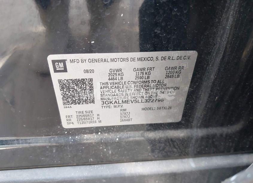 Photo 9 of 2020 Gmc Terrain FWD SLE (VIN 3GKALMEV5LL322796)