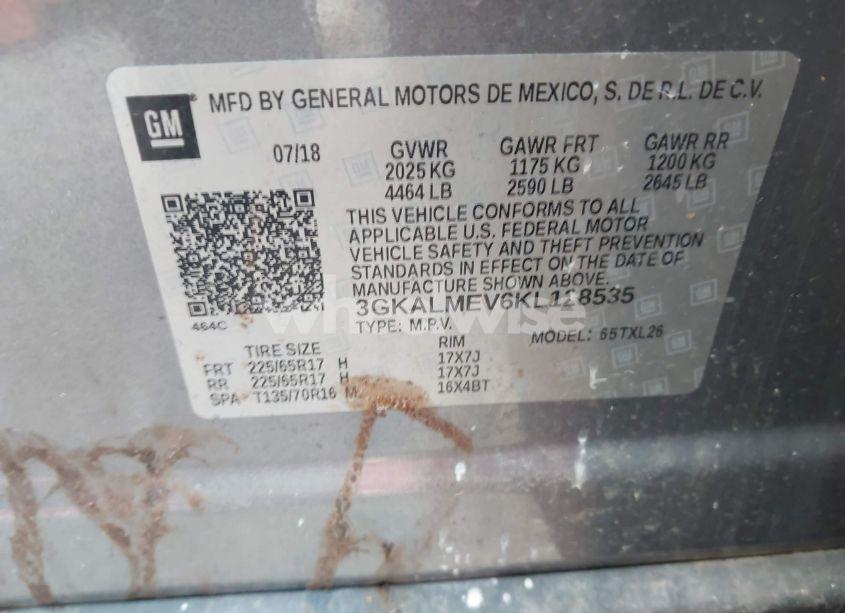 Photo 9 of 2019 Gmc Terrain SLE (VIN 3GKALMEV6KL128535)