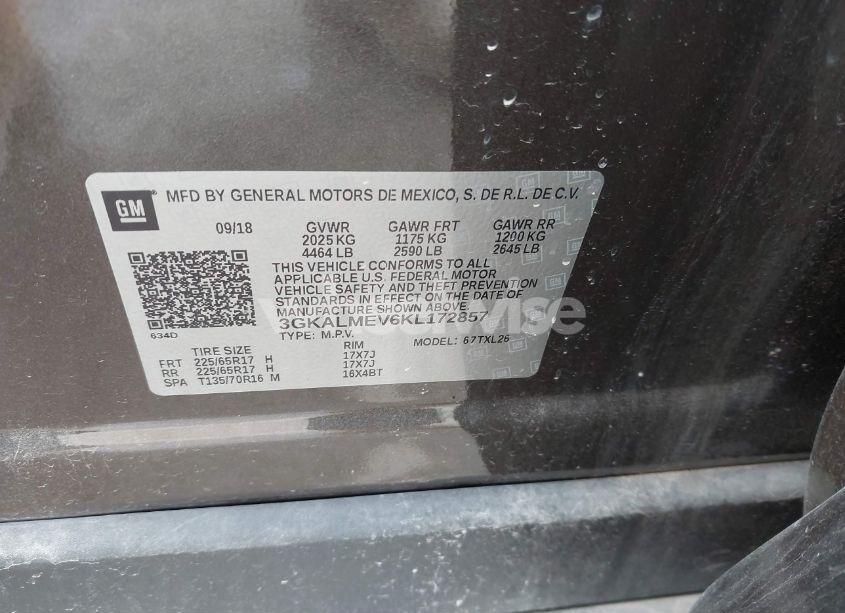 Photo 9 of 2019 Gmc Terrain SLE (VIN 3GKALMEV6KL172857)