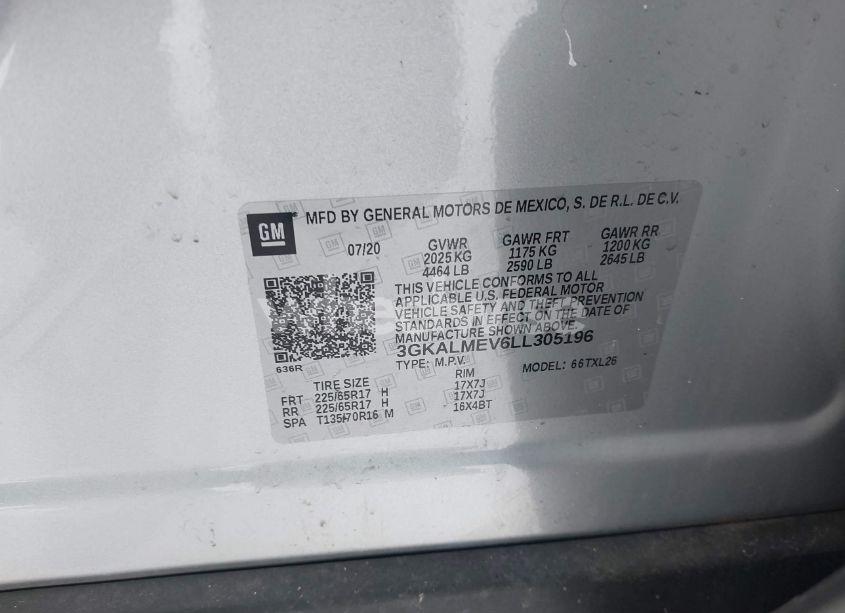 Photo 9 of 2020 Gmc Terrain FWD SLE (VIN 3GKALMEV6LL305196)