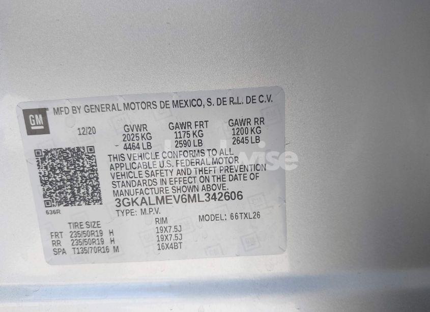 Photo 9 of 2021 Gmc Terrain FWD SLE (VIN 3GKALMEV6ML342606)