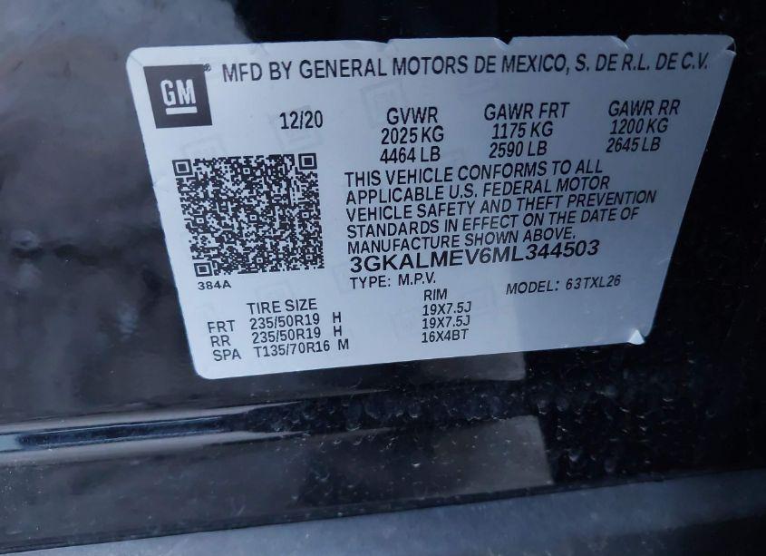 Photo 9 of 2021 Gmc Terrain FWD SLE (VIN 3GKALMEV6ML344503)