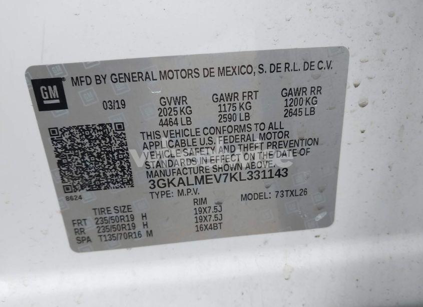 Photo 9 of 2019 Gmc Terrain SLE (VIN 3GKALMEV7KL331143)